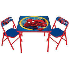 Marvel Spider Man Activity Table And Chairs Set Walmart Com Kids Table And Chairs Kids Table Chair Set Kids Activity Table