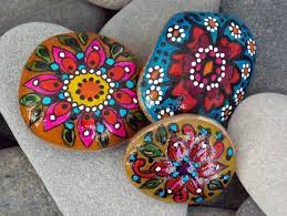 Rock Garden Set Painted Rocks Set Sandi Pike Foundas Cape Cod Sea Stones Painted Rocks Rock And Pebbles Painted Garden Rocks