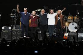 Currently consisting of vocalist/drummer don henley, guitarist/vocalist joe walsh and bassist/vocalist timothy b. Eagles Don Henley Says Hotel California Was Band S Creative Peak
