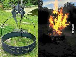 If it can get you fired then it should not be here. This Badass Lord Of The Rings Fire Pit 9gag