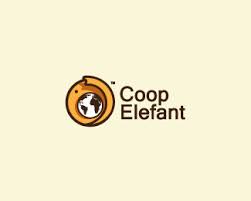 coop elefant by javaap logo color abstract visual design modern amazing logopond identity logo coop logo