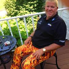 John Daly Is En Fuego In Loudmouth S Popular En Fuego Men S Golf Pants Loudmouthnation Brightgolfpants Mensg Mens Golf Outfit Mens Golf Fashion John Daly
