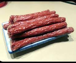Beef Snack Sticks In A Dehydrator Venison Snack Stick Recipe Beef Snack Stick Recipe Snack Stick Recipe
