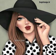 عکس پروفایل دخترونه اسپرت با کلاه 98 جدید beautiful girl drawing cute girl drawing girly art