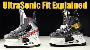 Save big on the best ice hockey skate deals on the market! Bauer Supreme Ultrasonic Hockey Skates New Fit 1 2 And 3 Explained Youtube