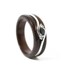 Unity Engagement Ring Vintage Love Wood And Metal Wedding Ring Woodengagementring Wooden Rings Engagement Wooden Wedding Ring Wedding Rings Simple