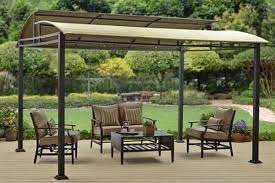 Bhg Sawyer Cove 12x10 Ft Barrel Roof Gazebo Canopy Backyard Gazebo Outdoor Gazebos Patio Shade