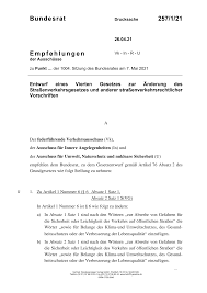 (1) 1 kraftfahrzeuge und ihre anhänger, die auf öffentlichen straßen in betrieb gesetzt werden sollen, müssen von der zuständigen behörde (zulassungsbehörde). Https Www Bundesrat De Drs Html Id 257 1 21