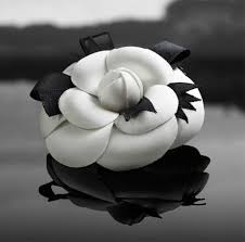Chanel Camellia Flower Black And White By Love Maegan Via Flickr Chanel Flower Chanel Camellia Camellia Flower