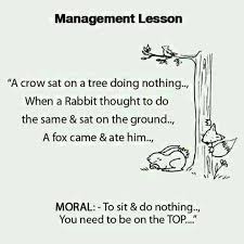 Moral Of The Day Management Lesson Common Sense Evaluation