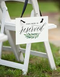 Printable Reserved Seat Sign For Wedding This Row Is Reserved Etsy Wedding Seating Signs Reserved Wedding Signs Reserved Seating Wedding
