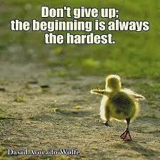 Do Not Give Up The Beginning Is Always The Hardest Tag A Friend The Beginning Is Always The Hardest Keep Going Nevergiveup Don T Give Up Encouragement Quotes Never Give Up