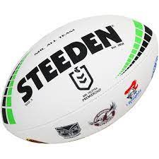 Great savings & free delivery / collection on many items. Steeden Nrl All Team Logo Rugby Ball Big W
