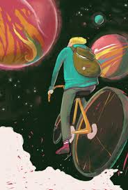 sosuperawesome バイクアート 自転車ポスター 自転車アート