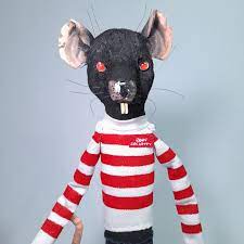 Rat Ash Mr.fox Art Dolls / Original Art Figurative Art - Etsy