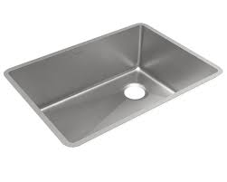 Get free shipping on qualified 25 undermount kitchen sinks or buy online pick up in store today in the kitchen department. Elkay Crosstown 18 Gauge Stainless Steel 25 1 2 X 18 1 2 X 9 Single Bowl Undermount Sink
