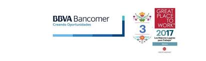 Bbva bancomer, s.a.c.c.+, institución de banca múltiple, grupo financiero bbva bancomer) es una filial bancaria mexicana, propiedad de bbva, fundada en el año 1932 como banco de comercio (bancomer). Bbva Bancomer Es Reconocido Como Uno De Los Tres Mejores Lugares Para Trabajar En Mexico Bbva