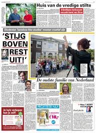 There is also a photo and a caption about a different story inside the paper. De Telegraaf It S A New Tabloid Look Where Legacy Meets The Future Garcia Media