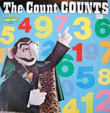 The Count 5 The Count Counts Album Covers Sesame Street Lp Albums