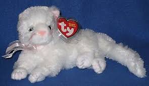 Ty Bianca The White Cat Beanie Baby Original Version Mint With Mint Tags Ebay