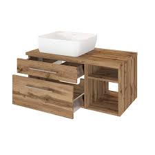 Ein waschbeckenunterschrank (auch waschtischunterschrank oder waschbeckenschrank) ist sehr holz ist sehr lange haltbar und altert besonders schön , so dass sie an einem möbelstück aus. Waschtisch Unterschrank 90cm Inkl Keramikbecken Regal Taree 03 In 3