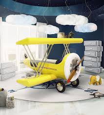 Kids Beds Plane Bed For An Aviation Room Luxury Kids Bedroom Kid Beds Childrens Bedrooms Design