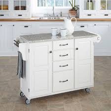 white kitchen cart