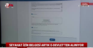 .seyahat edeceklerin seyahat izin belgesi örneğini doldurup, izin almaları gerekiyor. Son Dakika Seyahat Izin Belgesi E Devlet Basvuru Formu Nasil Doldurulur 31 Mart 2020 Sali Video Videosunu Izle Son Dakika Haberleri