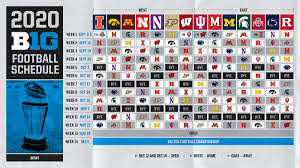 Rankings are based on the. Big Ten Announces 2020 College Football Schedule Actionrush Com