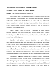 Timetable Management Research Papers Academia Edu