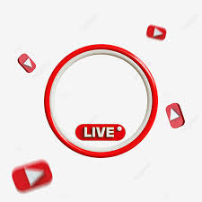 3d Live Streaming Youtube Frame Pop Up Pop Up Live Overlay Png Transparent Clipart Image And Psd File For Free Download