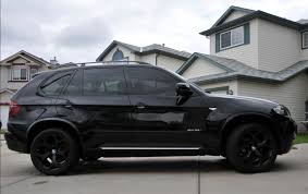 Kit includes two blacked out grills with gloss black finish. Murdered Out E70 Xoutpost Com