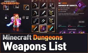 Includes master's katana, best enchantments, damage, . Minecraft Dungeons Weapons List Wiki Owwya