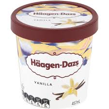 What brands of ice cream are healthy? Haagen Dazs Vanilla Ice Cream 457ml Woolworths