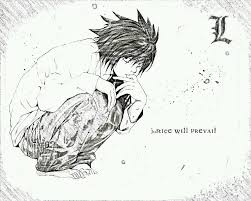 Just prepare several crayons, colored pencils, or. L Death Note By Bloody Angel Of Dark On Deviantart