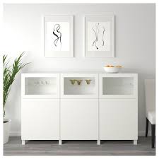 Besta Oppbevaring Med Dorer Hvit Lappviken Sindvik Hvit Klart Glass Ikea Ikea Glas Hvit