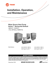Split system cooling xl20i 4ttz0024, 036, 048 & 060 with comfortlink 2, 3, 4 & 5 tons. Trane Gehe 072 180 Installation Operation And Maintenance Manual Pdf Download Manualslib