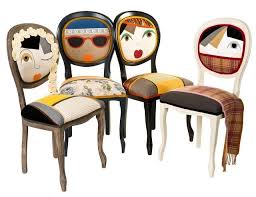 Delightful Chairs With Quirky Characters By Irina Neacsu Alldaychic Funky Painted Furniture Funky Chairs Unique Chairs Design