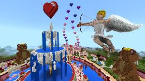 Tiktok users are celebrating valentine's day through romantic minecraft worlds. Valentines Day By Shaliquinn S Schematics Minecraft Marketplace Map Minecraft Marketplace