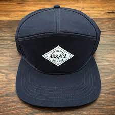 Custom 5 Panelled Cap Headwear Suede Caps Custom Woven Labels