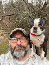Playing in the garden and water with a friend