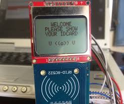 Arduino Rfid And 5110 Screen Id Card Reader Rc522 Arduino Card Reader Arduino Projects
