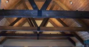 Wood Trusses Straight Or Arched Trusses Design Possibilities Faux Beams Wood Truss Fake Wood Beams