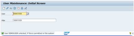 · 2) view the table content and the username goes in thebnamefield. Sap Basis Unlock User