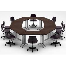 Teamwork Tables 8 Piece Color Java Conference Tables Meeting Tables Seminar Tables Compact Space Maximum Collabora Meeting Table Conference Table Modular Table