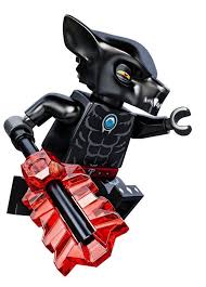 Lego Wilhurt Wolf Tribe Minifigure With Trans Red Legends Of Chima Blade 70009 Bolas