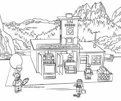 The lego city series includes sets with a variety of construction and special equipment, residential and office buildings, shops and restaurants, hospitals and amusement parks. Free Coloring Pages Printable Pictures To Color Kids Drawing Ideas Printable Lego City Coloring Pages For Kids Clipart Activities