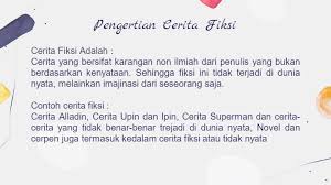 Check spelling or type a new query. Fiksi Dan Non Fiksi Other Quizizz