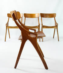 Set Of 4 Dinner Chairs By Arne Hovmand Olsen For Mogens Kold 1950s Dinner Chair Modern Dining Chairs 4 Dining Chairs