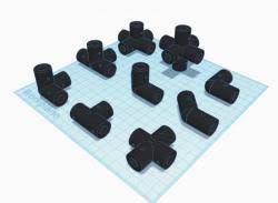 Add an adjustable closet rod wherever you need hanging organization or combine this closet rod. Closetmaid Vertical Pole Connector 3d Models Stlfinder
